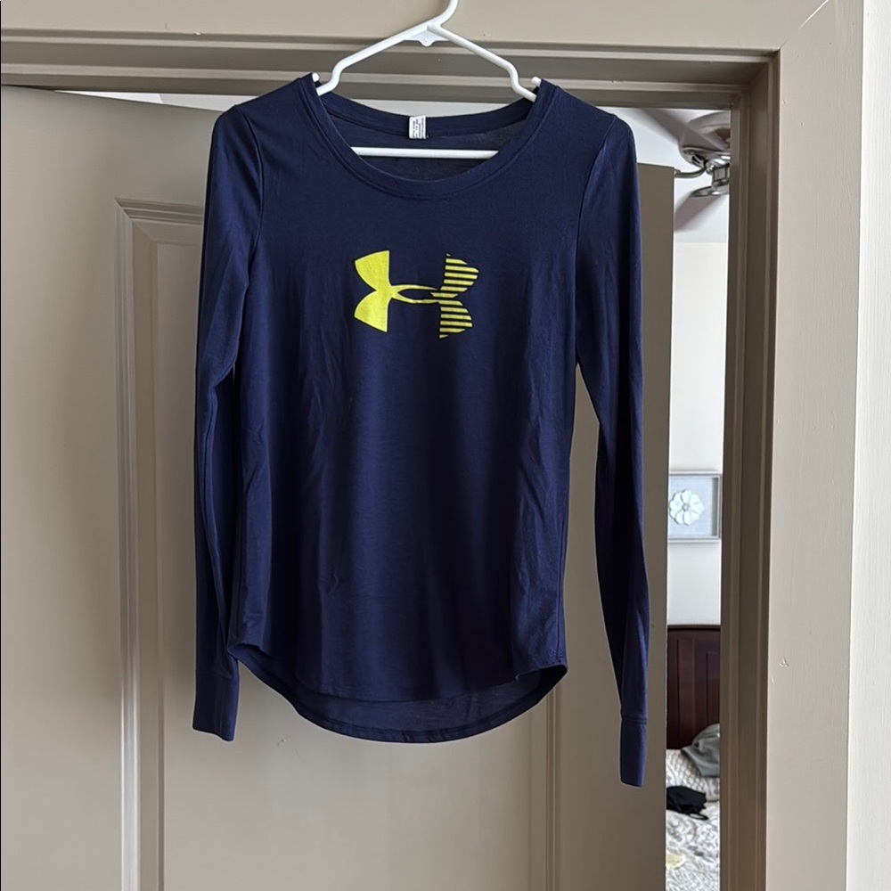 Under Armour Dark Blue Long Sleeve Women’s Top